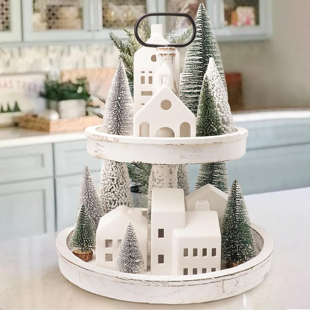 Verlicht kerstdorp
