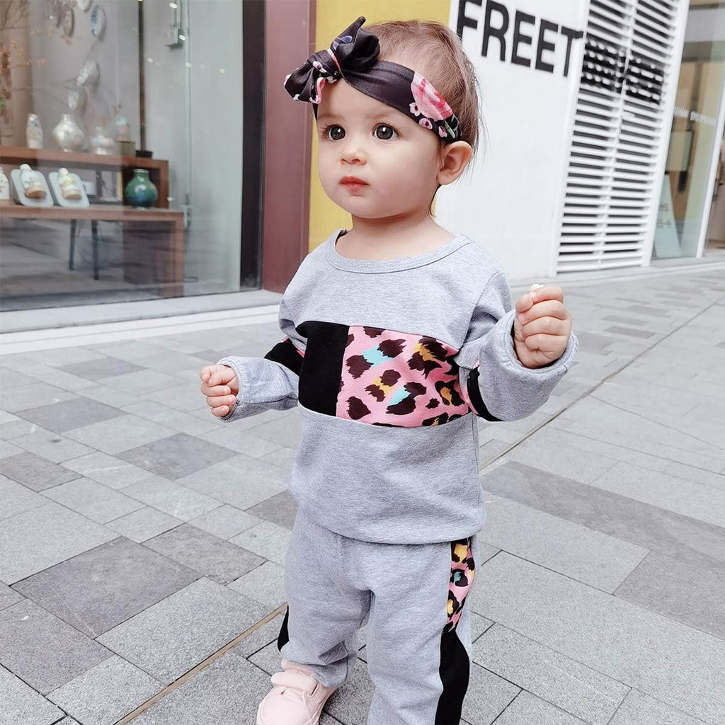 Warme baby sweater set voor meisjes