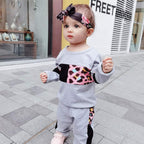 Warme baby sweater set voor meisjes