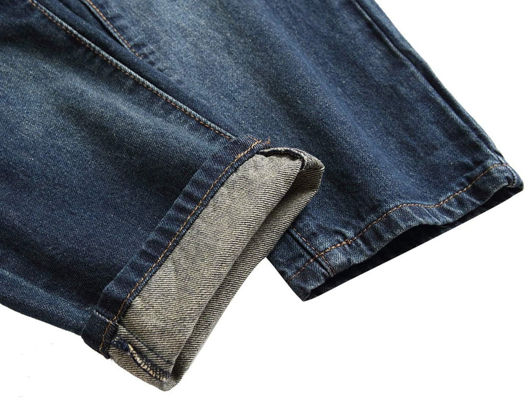Heren slim-fit ripped jeans