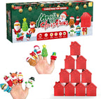 Kerst vingerpoppen set