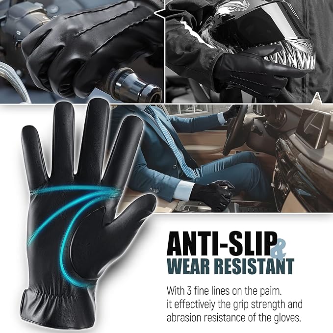 Touchscreen winterhandschoenen met kasjmier voering