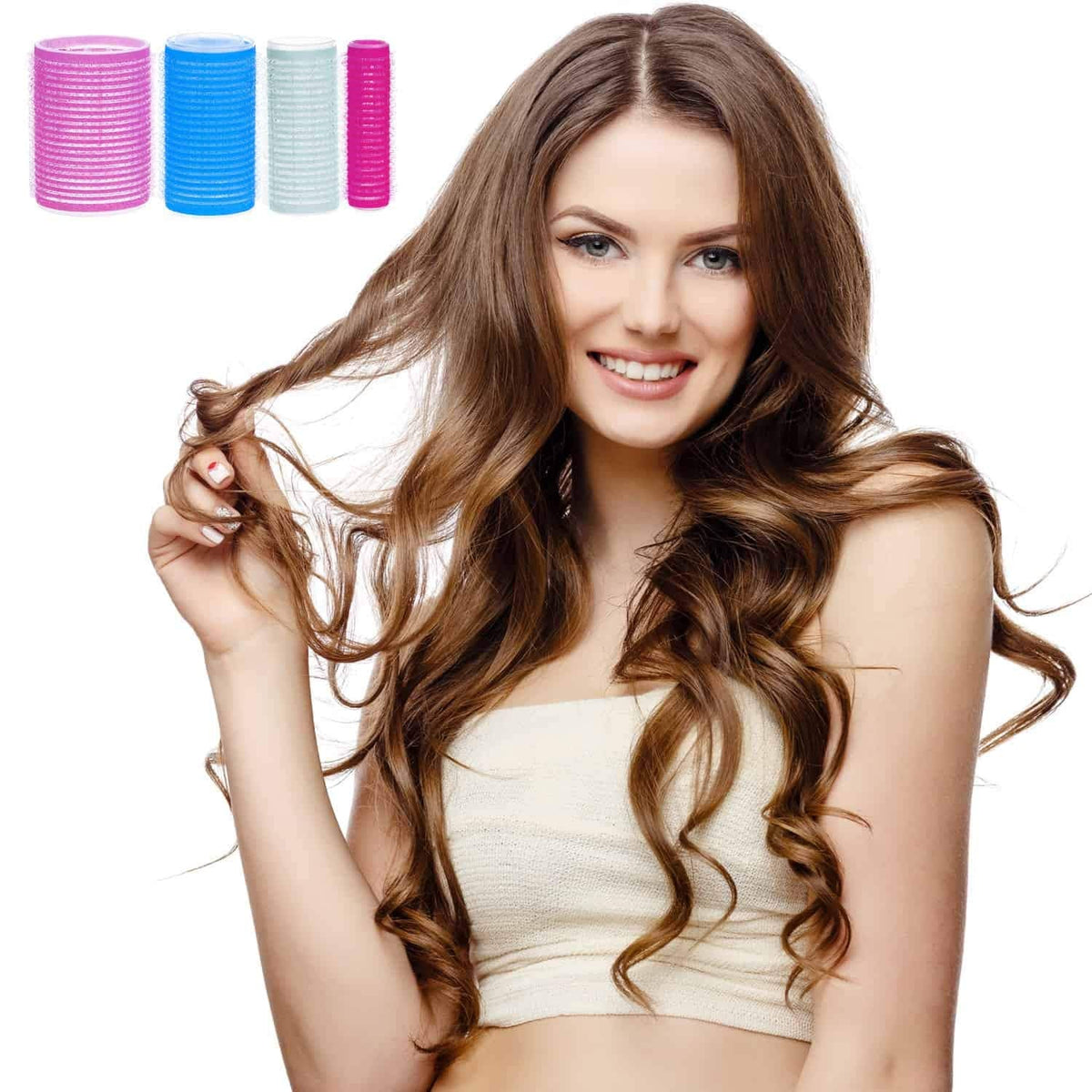 Zelfklevende haarrollen set