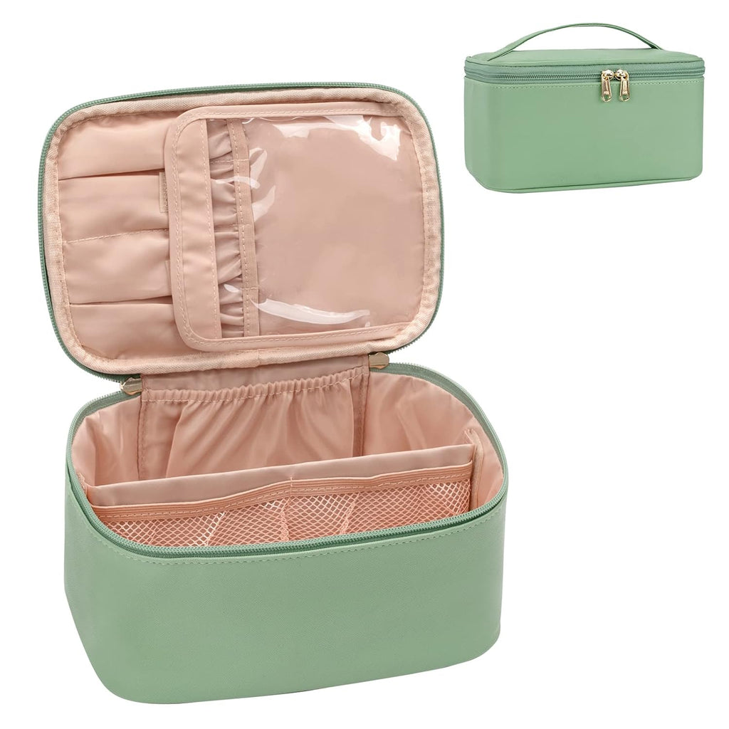Reisvriendelijke make-up organizer, uitgerust met verdelers — afbeelding 12