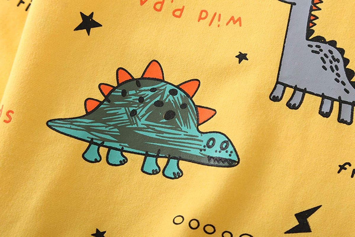 Kinderset: dinosaurus print jongens kledingset