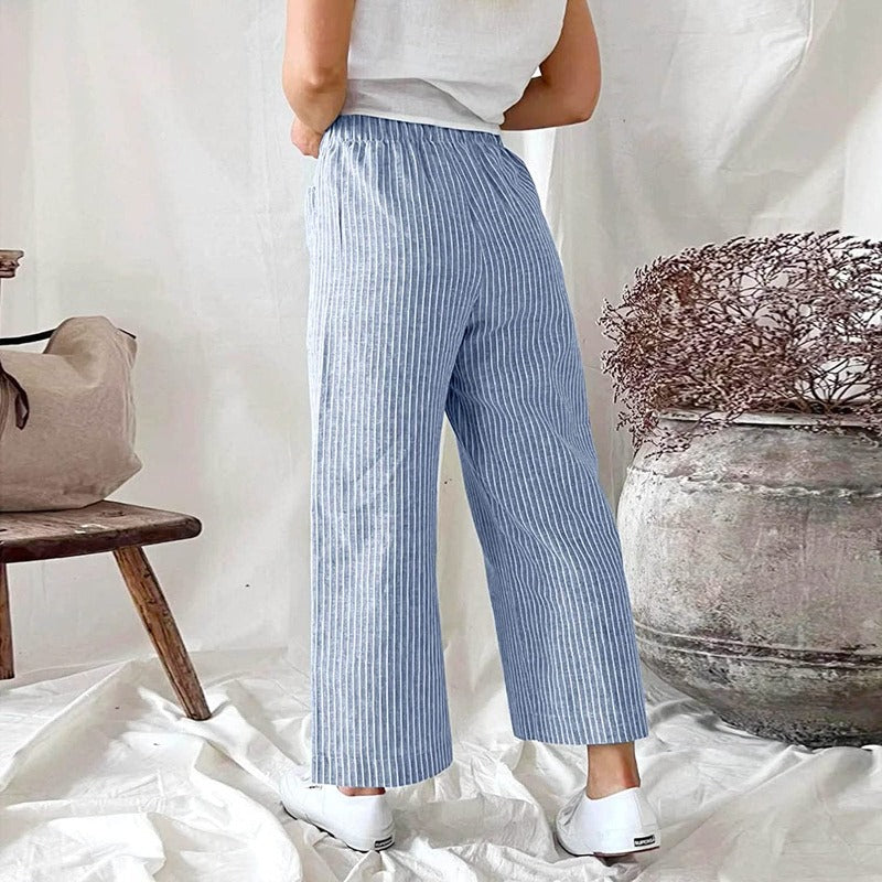 Linnen broek voor dames — afbeelding 6