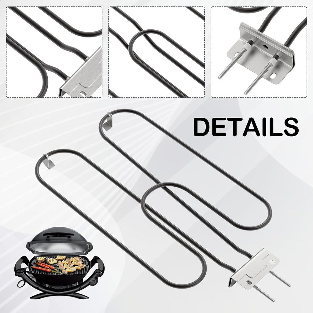 Hoge vermogen RVS grill verwarmingsspoel 2200W voor buiten elektrische BBQ