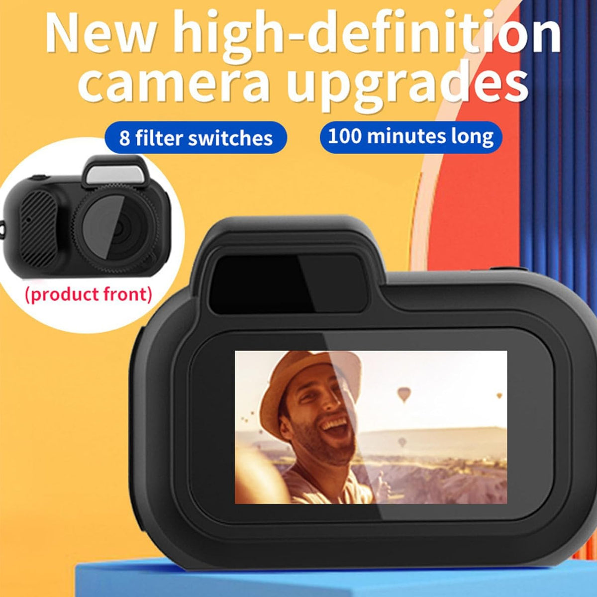 Mini digitale camera 1080P kleuren scherm en 100 minuten batterij