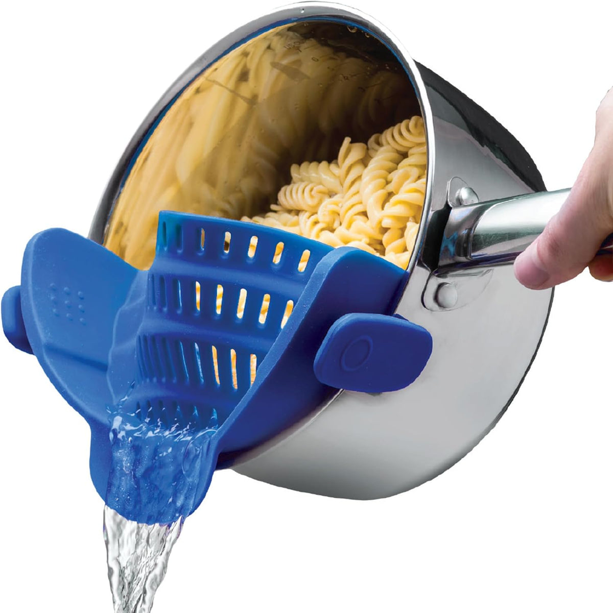 Siliconen clip-onvergiet voor pasta en groenten