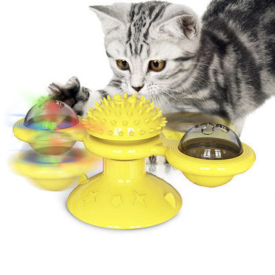 Katten windmolen krab- en speelstation