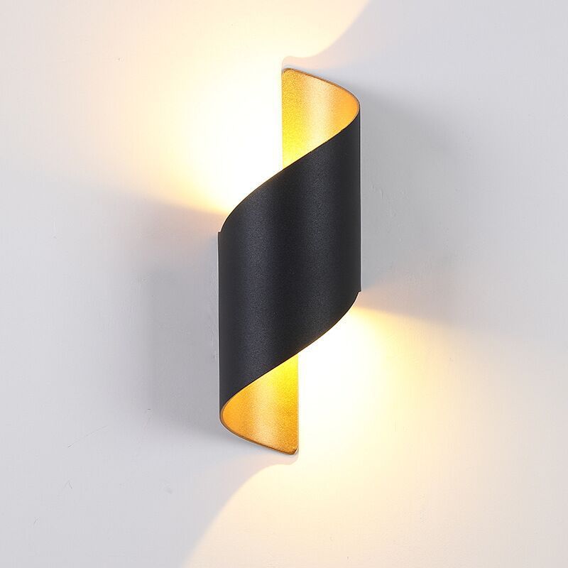 Spiraal LED wandlamp
