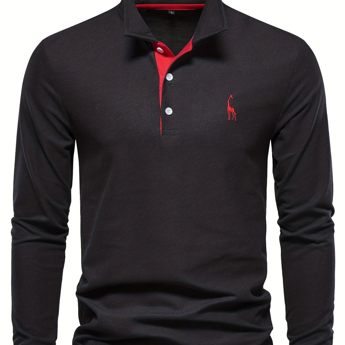 Heren polo met lange mouwen – Elin
