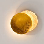Design wandlamp halo – goud, zwart of wit