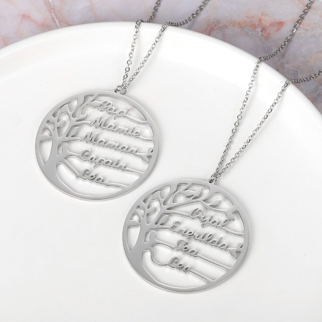 Ketting met familieboomhanger