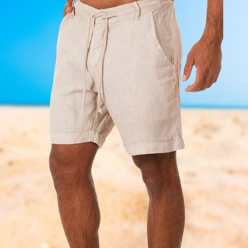 Linnen heren shorts