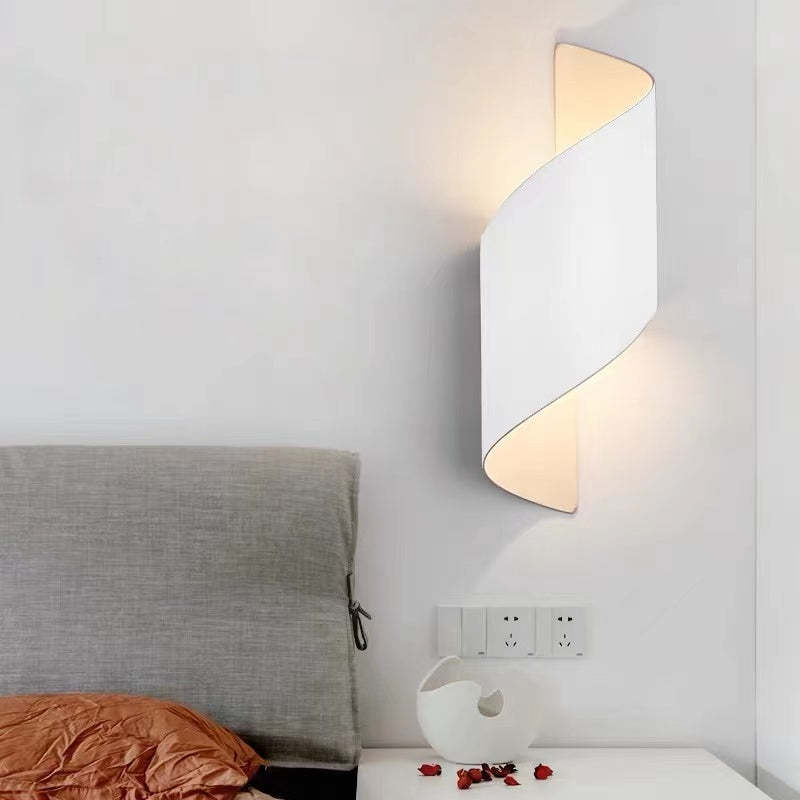 Spiraal LED wandlamp