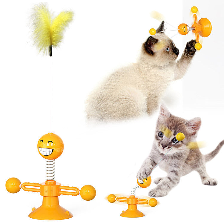 Katten windmolen krab- en speelstation