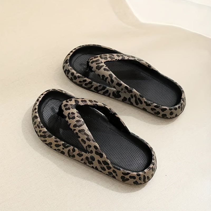 Ademende & antislip dames zomer slippers met print
