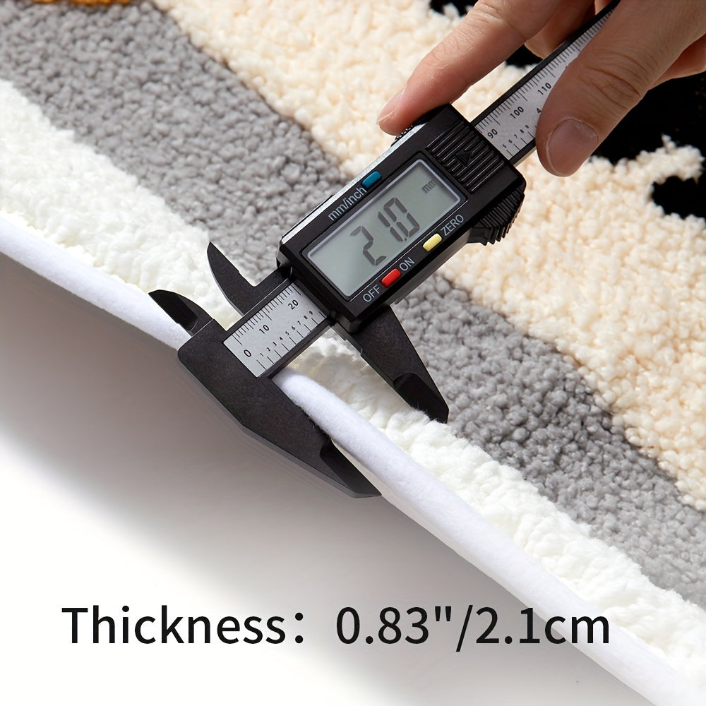 Superabsorberende antislip mat voor badkamer en toilet