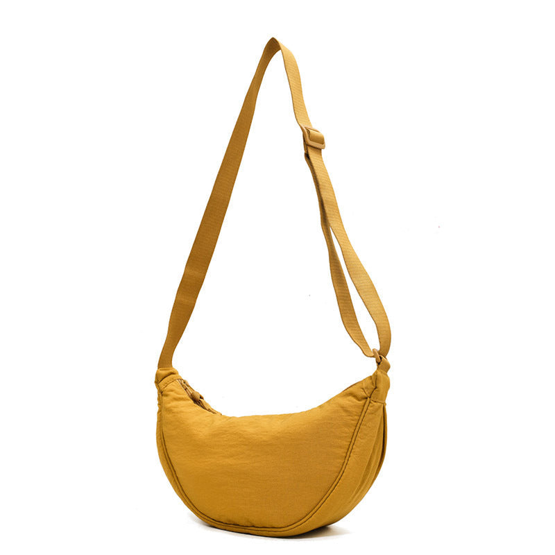Half moon crossbody bag