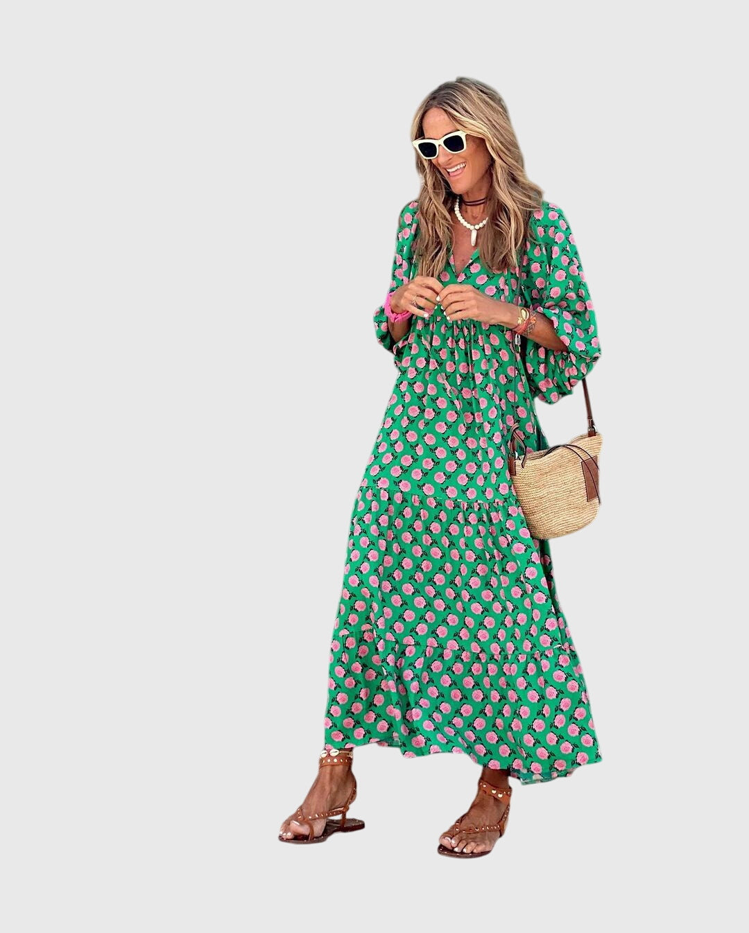 Philine | Luchtige maxi-jurk in bohostijl