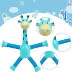 Flexibel giraffe speelgoed met zuignap