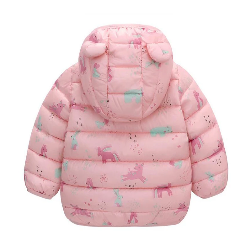 Kinderen regenjas in dons stijl met cartoon-design
