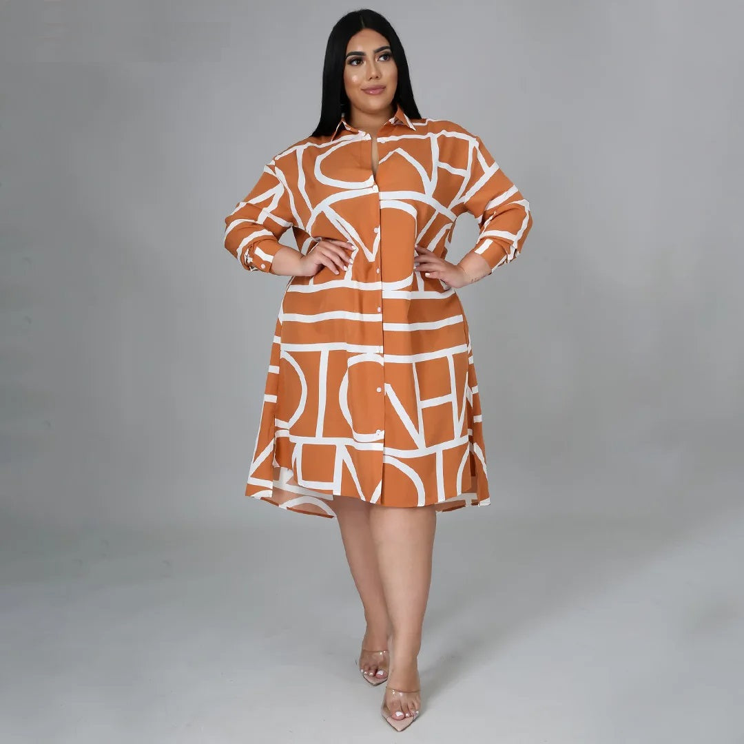 Georgia plus-size jurk