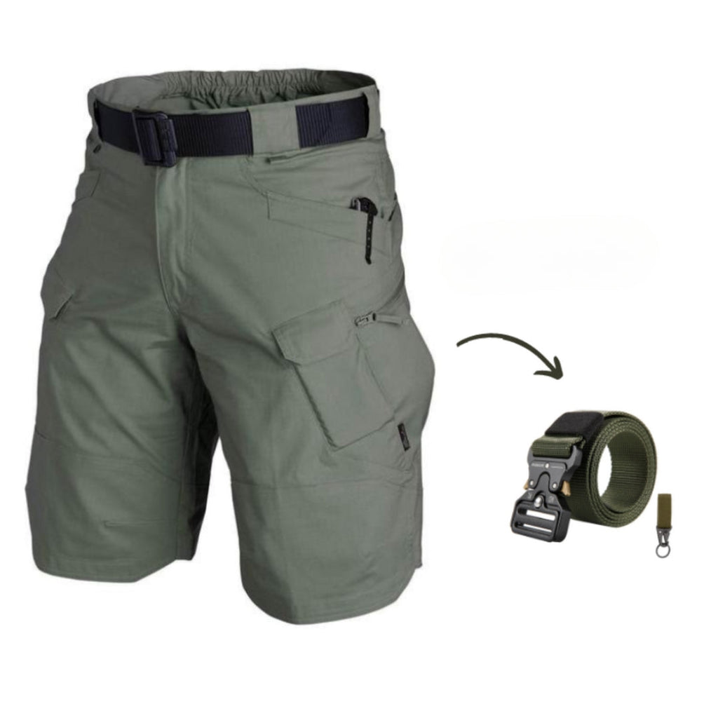Heren korte cargo shorts met 7 zakken