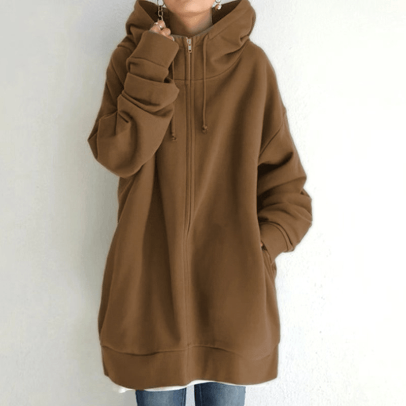 Damesvest met capuchon