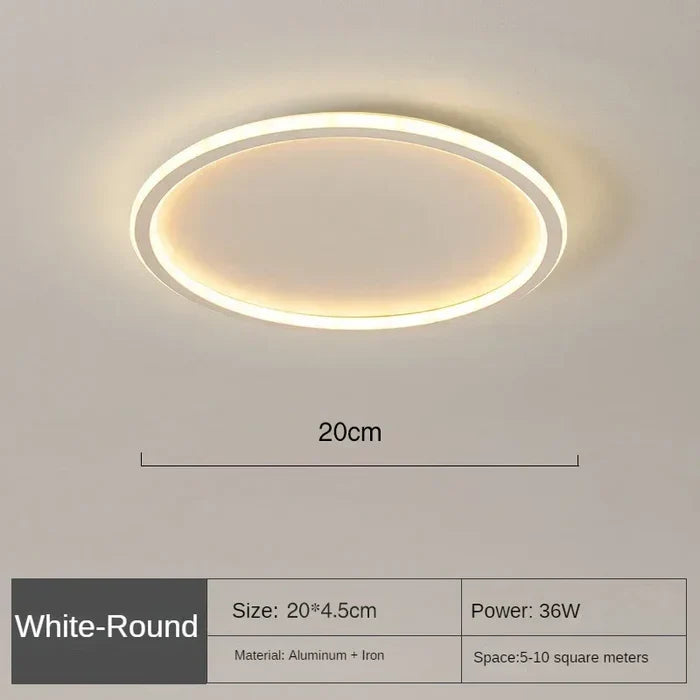 Scandinavische ronde plafondlamp – Noor