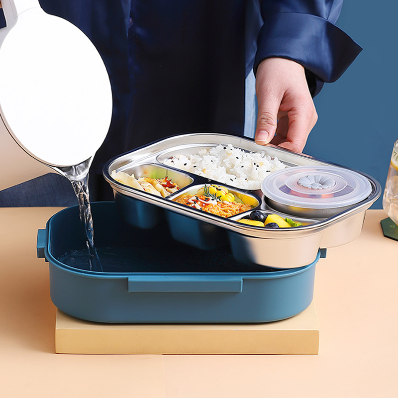 Roestvrijstalen thermo-lunchbox