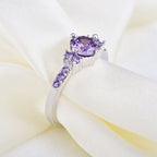 Eternity-ring met amethist