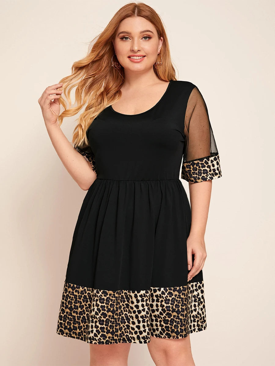 Phyllis plus-size zomerjurk