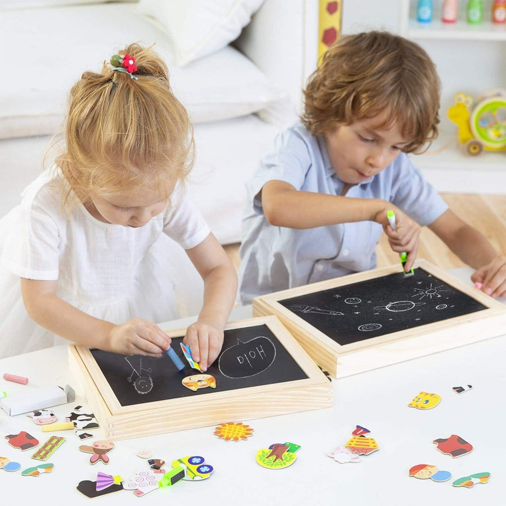 Speeltafel met magnetische onderdelen