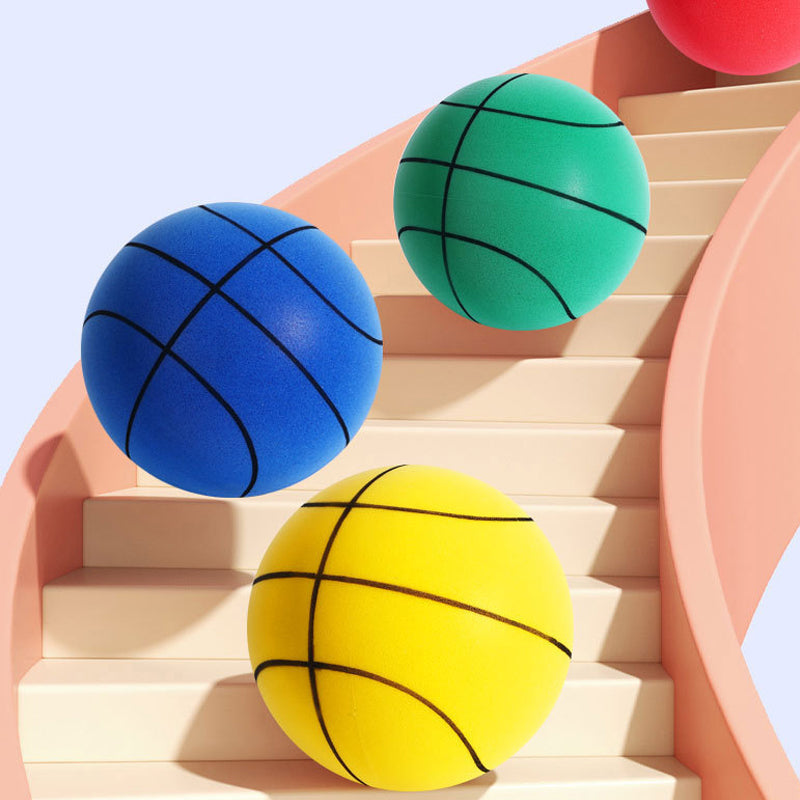 Geluidloze basketbal van pu-schuim voor kinderen