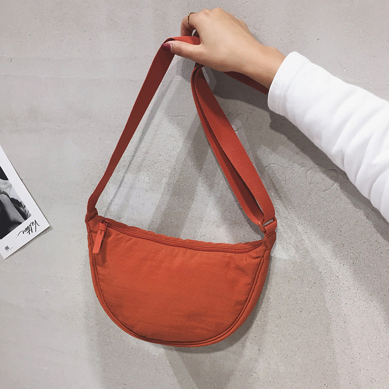 Half moon crossbody bag