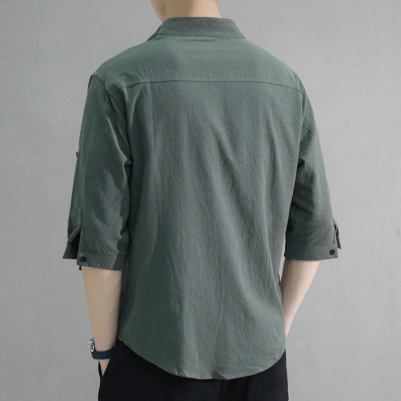 Plus size overhemd