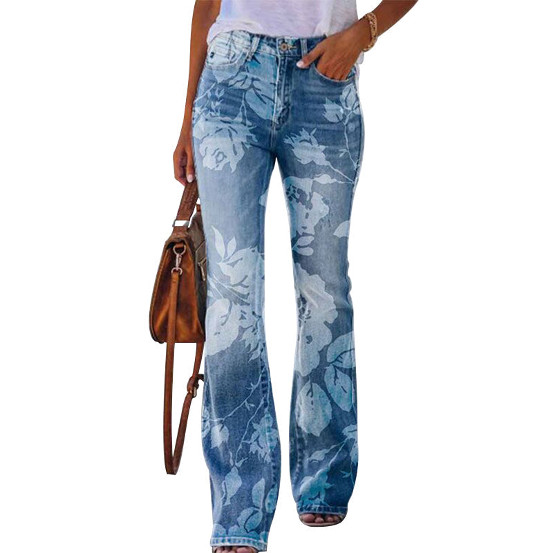 Flare-jeans met 4 knopen – maat: S-5XL (CM) — afbeelding 10