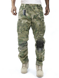 Functionele heren cargo broek met kniebescherming