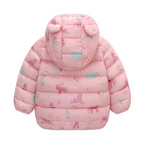 Kinderen regenjas in dons stijl met cartoon-design