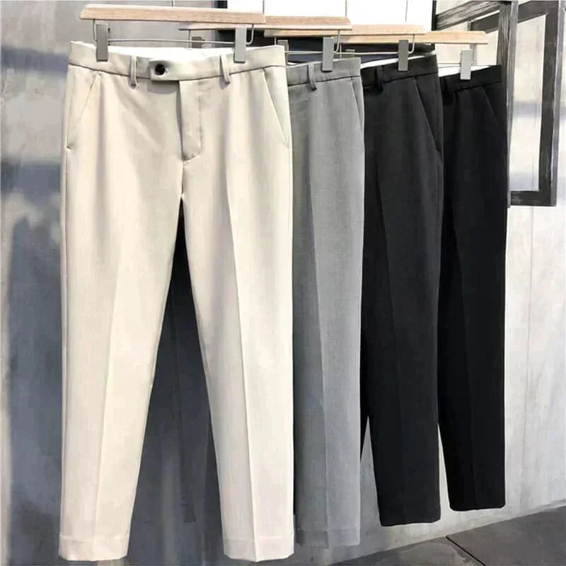 Slim fit formele herenbroek