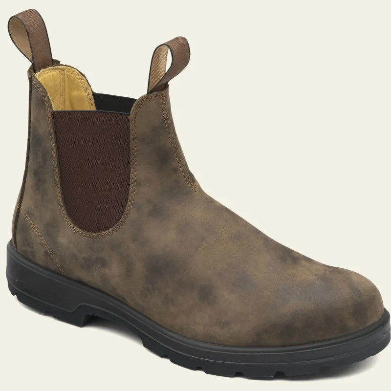 Heren chelsea boots met slip-on ontwerp