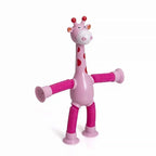 Flexibel giraffe speelgoed met zuignap