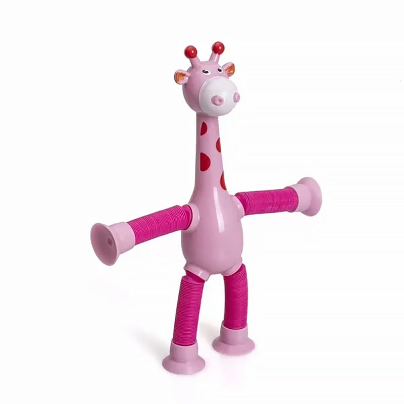 Flexibel giraffe speelgoed met zuignap