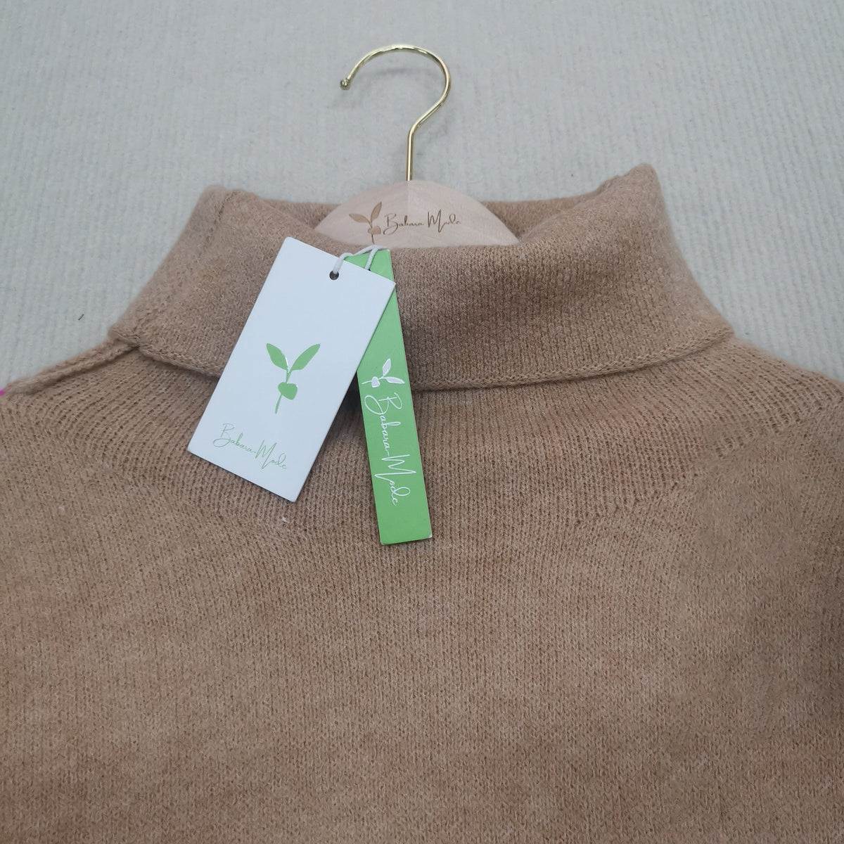 Indrukwekkende color block gebreide trui — afbeelding 24
