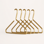 Massieve matte kledinghangers – set van 5 — afbeelding 4