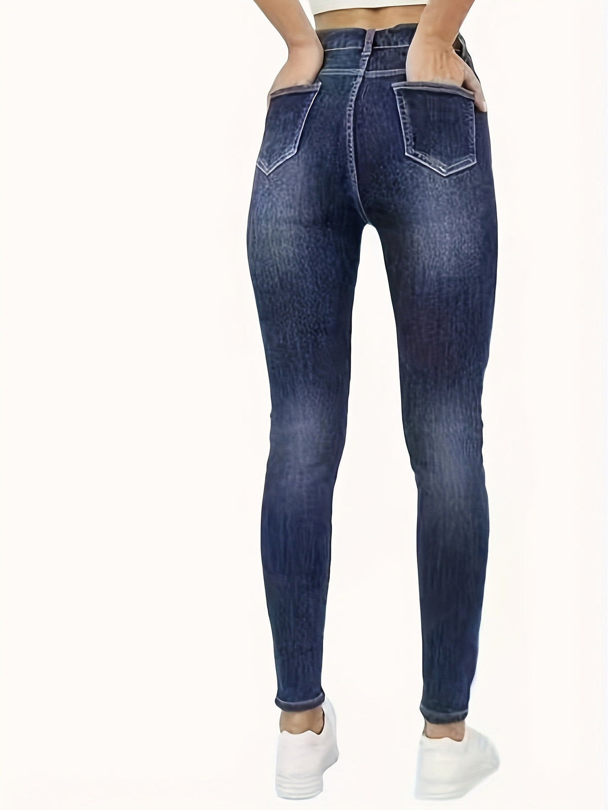 Warme skinny jeans met voering — afbeelding 2