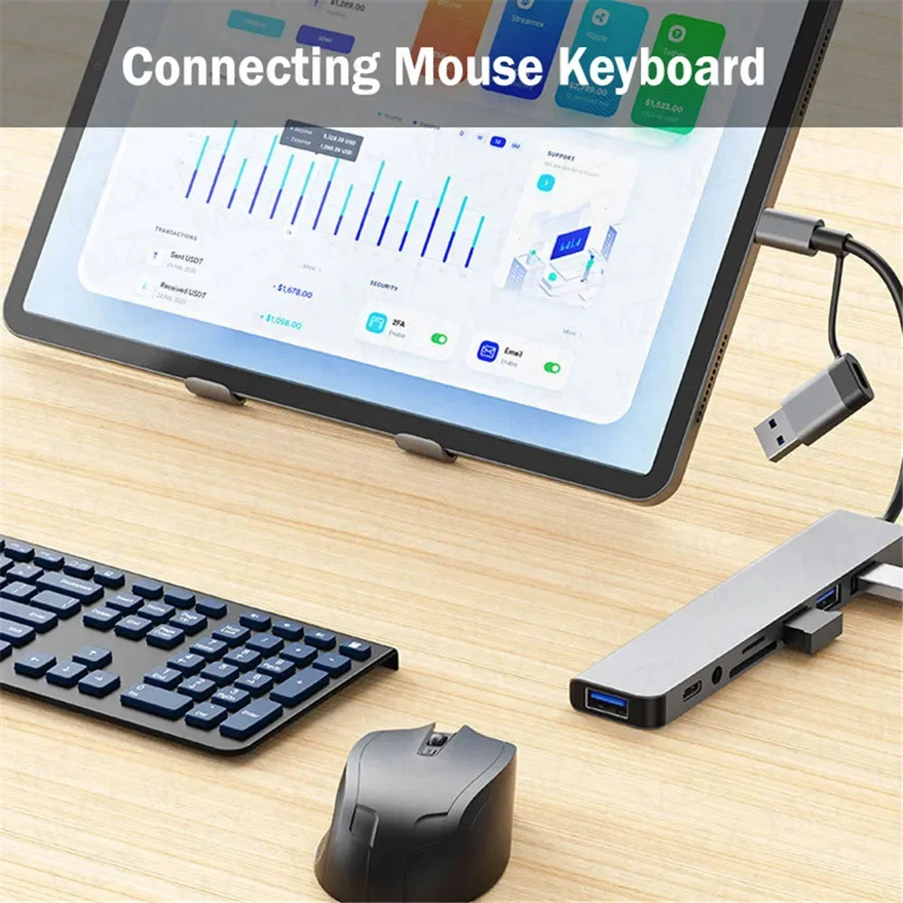 8-in-1 USB-C hub