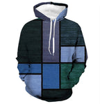 3D plaid hoodie